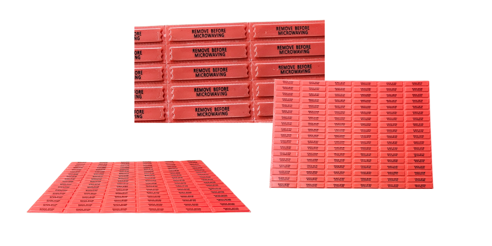 Etiqueta autoadhesiva DR RED